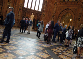 A tour of the Parliament before the event A tour of the Parliament before the event