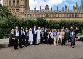 Spanish delegation in the Victoria Tower Garden Spanish delegation in the Victoria Tower Garden